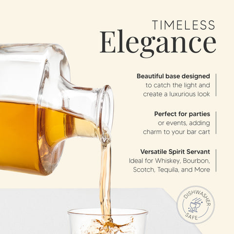 Image of Globe On The Rocks Pyramide Mountain Whiskey Glass Decanter 23.5 Ounces