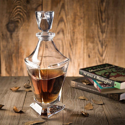 Image of Triangle Shaped Decanter for Alcohol 750 ml