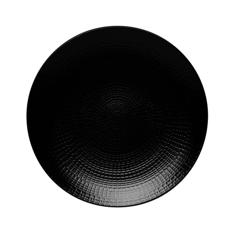 Image of Modulo Nature Lava Stone Black Round Dessert Plate 8.3 Inches (21cm)