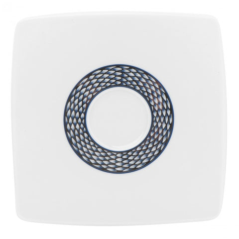 Image of Opera Square Coffee Saucer 12.5X12.5cm. Buy Guy Degrenne