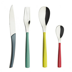 Guy Degrenne - Quartz Flatware 24 piece Set Service for 6, Multicolor