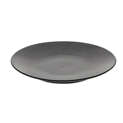 Image of Modulo Nature Lava Stone Black Bread and Butter Plate 6.3 Inches (16cm)