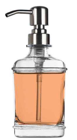 Image of Harmony Classic Glass Hand Soap Dispenser with Pump, Set of 2