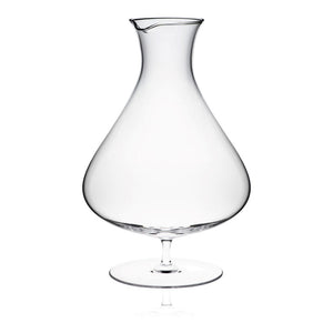 Alchemy Non Leaded Crystal Glass Wine Decanter on a Stem, 1.2 Liters