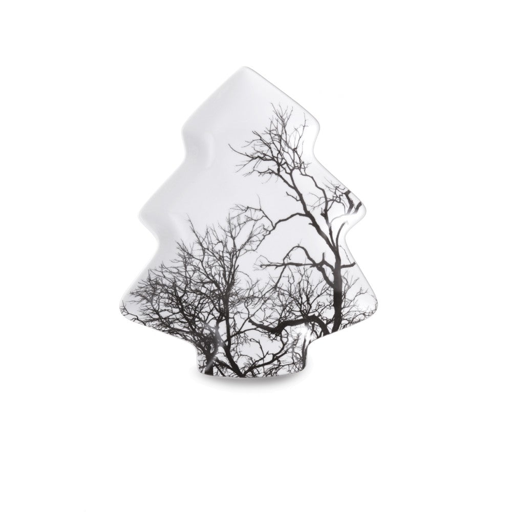 Holiday Autumn Tree Shaped Platter for Christmas
