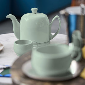 Guy Degrenne Salam Monochrome Green 4 Cup Insulated Teapot, 24 Ounces