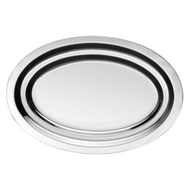 Guy Degrenne - Newport Oval Dish, Stainless Steel, 41.5cm.