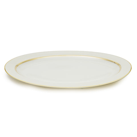Image of Aida Bone China Oval Platter 13.5 Inches