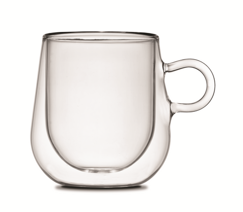 Image of Loop Double Walled Espresso Glasses 2.5 Ounces, Set of 2