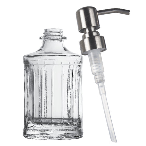Image of Harmony Linea Glass Hand Soap Dispenser with Pump, Set of 2