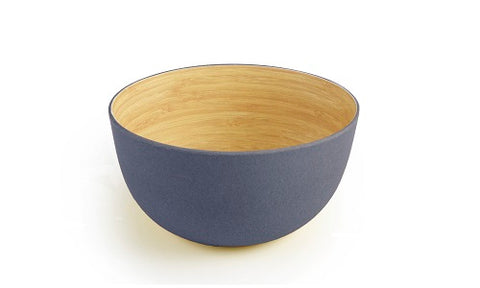 Image of Brilliant - Gray Colored Bamboo Bowl 5.5 inches, Set of 4