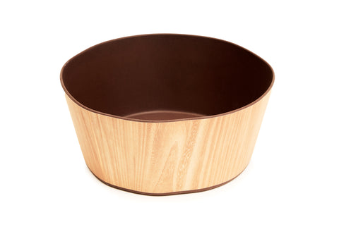 Bark Bamboo Bowls 8 Inches, Set of 2