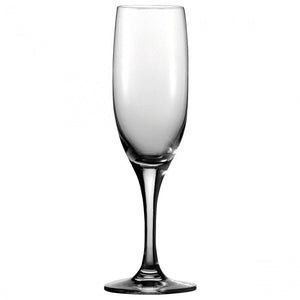 Guy Degrenne - Montmartre Crystal Clear Champagne Flute Glass with Stem, 7 oz. Set of 6