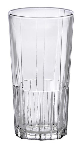 Duralex Highball Jazz Tempered Glass Tumbler 5.5 Ounces, Set of 6