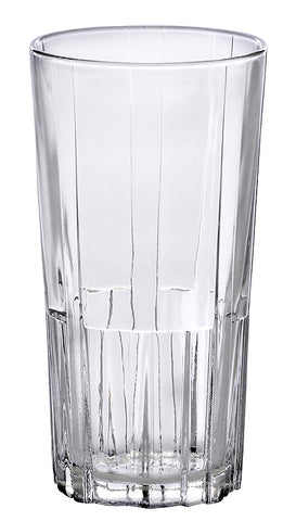 Image of Duralex Highball Jazz Tempered Glass Tumbler 9 Ounces, Set of 6