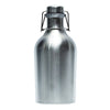 Brilliant - Europa Stainless Steel Beer Growler, Double Walled, 64 oz. 1.8 Liter