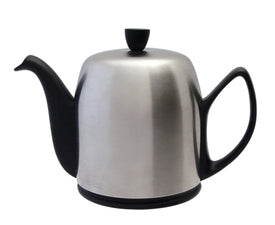 Guy Degrenne Salam Monochrome Rose 6 Cup Insulated Teapot, 36 Ounces
