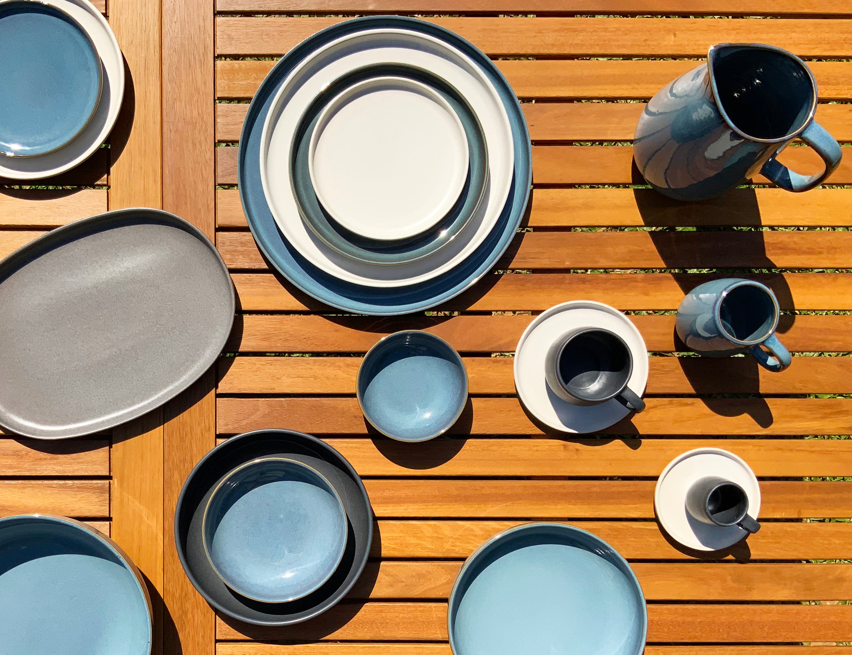 Uno Stoneware Dinnerware Pasta Bowls 8.7 Inches, Sets of 4 in Assorted Colors