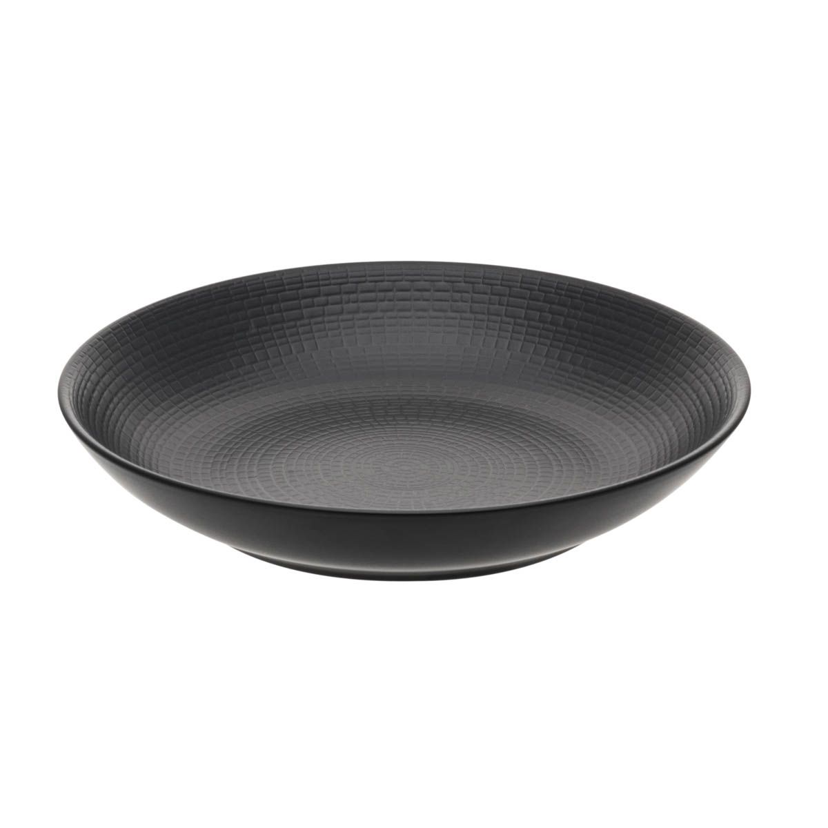 Modulo Nature Lava Stone Black Cereal Plate 8.3 Inches (21cm)