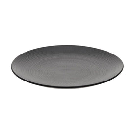 Modulo Nature Lava Stone Black Round Dessert Plate 8.3 Inches (21cm)