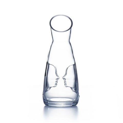 Image of Visage Face To Face Carafe with Face Indentations, 25 Ounces