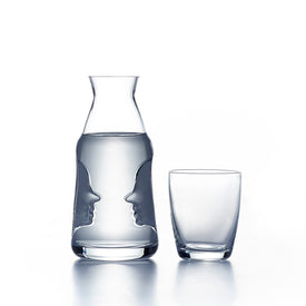 Visage Face To Face Bedside Carafe and Glass Set