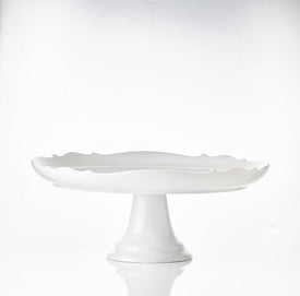Brilliant - Bianco Pedestal Cake Plate and Dome 27cm (10.5 inches)
