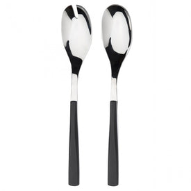 Guy Degrenne - Quartz 2pc Salad Serving Set, Carbon