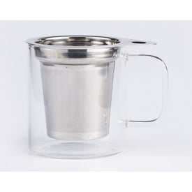 Brilliant - Jasmine Tea Mug and Stainless Steel Infuser with lid and Handle