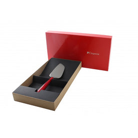 Guy Degrenne - Quartz Pastry Server, Red