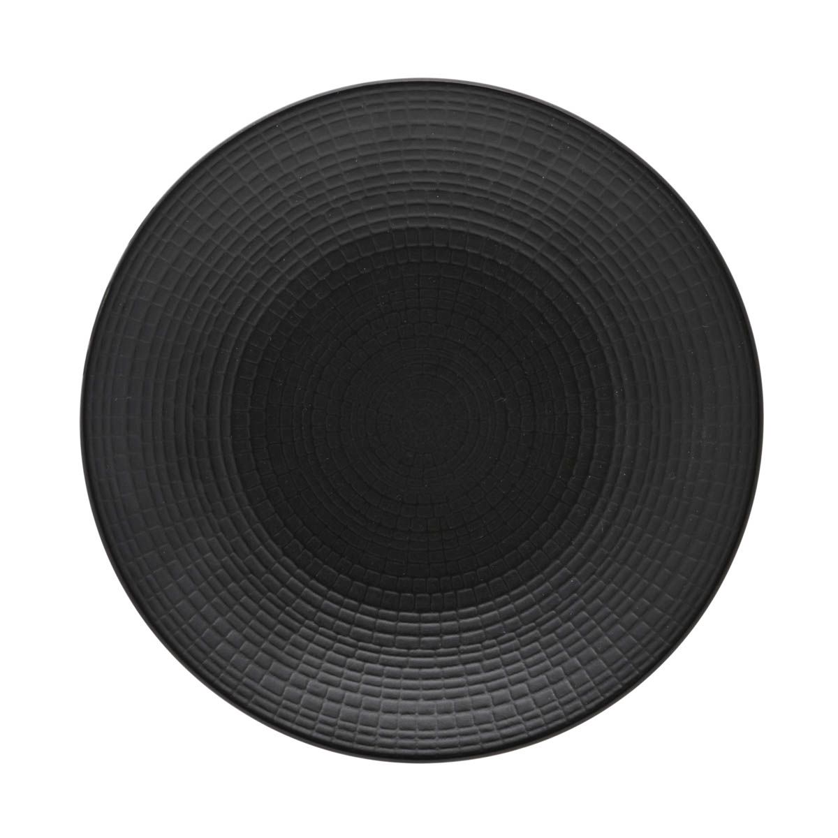 Modulo Nature Lava Stone Black Bread and Butter Plate 6.3 Inches (16cm)