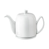 Guy Degrenne Salam Monochrome White 6 Cup Insulated Teapot, 36 Ounces