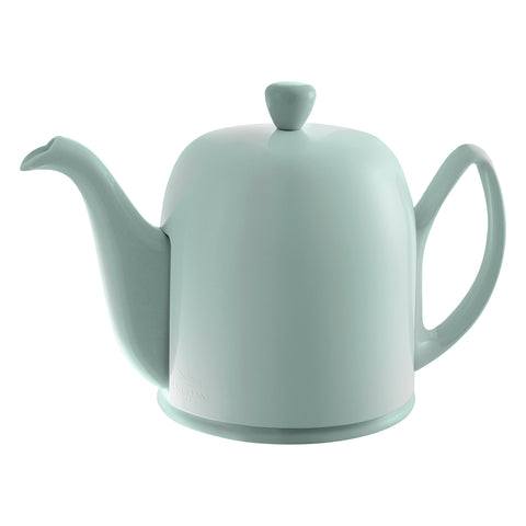 Image of Guy Degrenne Salam Monochrome Green 6 Cup Insulated Teapot, 36 Ounces