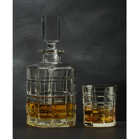 Brilliant - Williams Lead Free Crystal 5 Piece Whisky Set - Whisky Decanter and Whisky Glasses