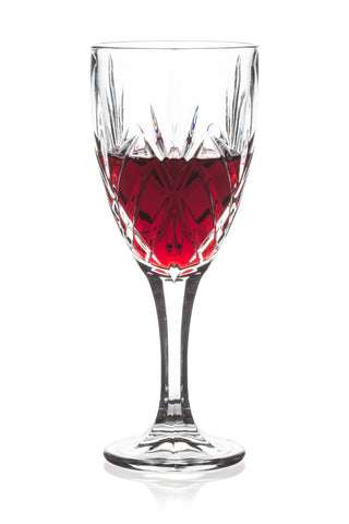 Image of Brilliant - Ashford Lead Free Crystal Clear Wine Glass 10oz. (300ml) Set of 4