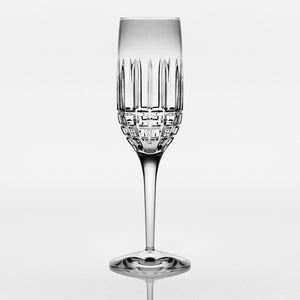 Brilliant - Luxembourg Crystal Clear Champagne Flute Glass 6 oz. (180ml) Set of 4