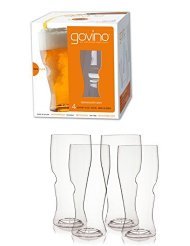 Image of Govino - 16 Ounce Dishwasher Safe Series Beer Glasses, Set of 4