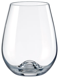 Rona Slovakia - Drinkmaster Stemless White Wine Glasses 10 Ounces Set of 6