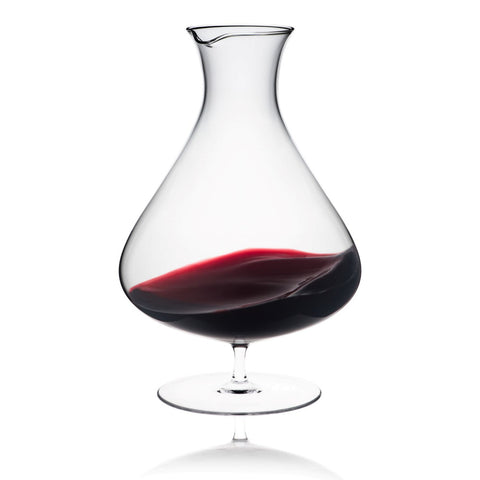 Image of Alchemy Non Leaded Crystal Glass Wine Decanter on a Stem, 1.2 Liters