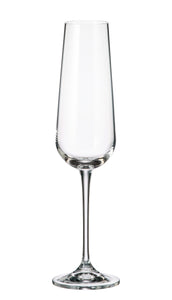 Crystalite Bohemia - Amundsen Champagne Flute Glass 7oz. (220ml) Set of 6