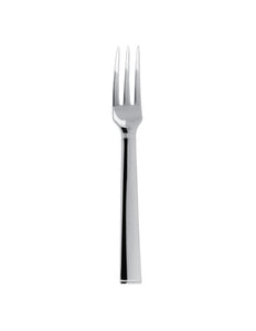 Guy Degrenne - Squadro Dinner Fork, Mirror Finish Stainless Table Fork, 8 inches