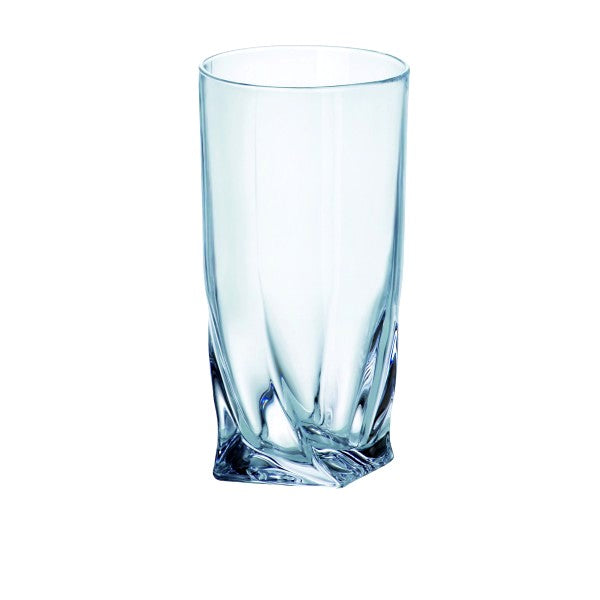 Quadro Highball Glasses Set of 6 350ml by Bohemia