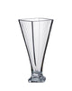 Crystalite Bohemia Quadro Non Leaded Crystal Tall Vase, 13 Inches