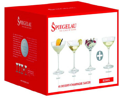 Spiegelau Champagne Glass Set, 7.41 oz - 4 count