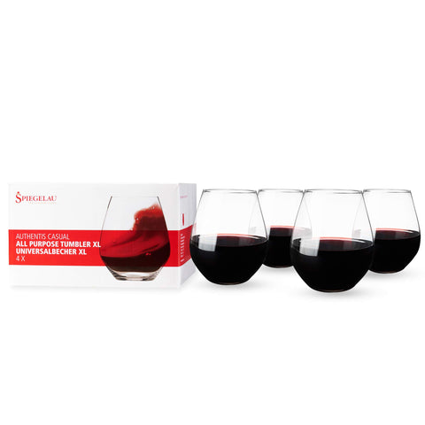 Image of Spiegelau Authentis Casual X-Large Stemless Wine Glass 560ml Set of 4