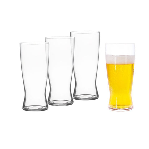 Image of Spiegelau - Beer Classics Lager/Helles Large Beer Glasses 0.5 Liters, Set of 4