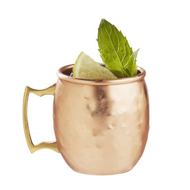 Brilliant - Hammered Moscow Mule Shot Glasses, 2oz. Set of 4