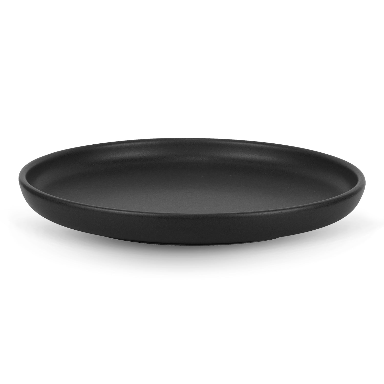Uno Stoneware Dinnerware Dessert Plates 6.7 Inches, Sets of 4 in Assorted Colors