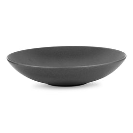 Granito Stoneware Black Pasta Bowls 8.6 Inches, Set of 4