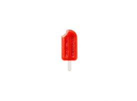 Lékué - Large Popsicle Ice Lollypop Silicone Mold, 3.2 oz. Orange